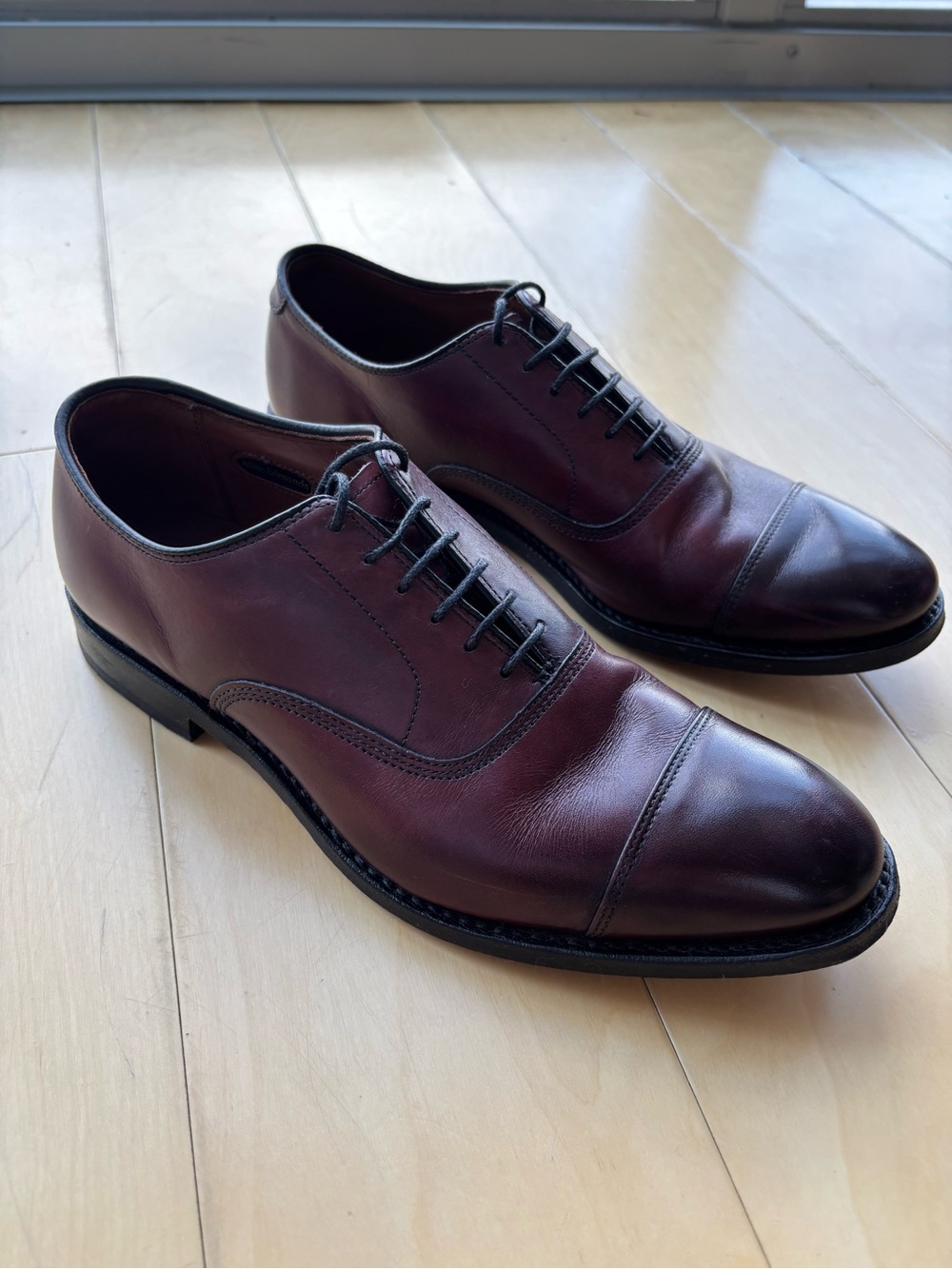 Allen Edmonds Park Ave Oxblood 8D